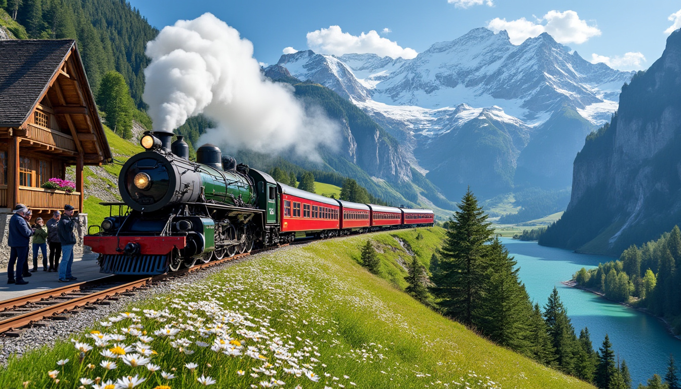 Les trajets en train les plus spectaculaires à travers le monde