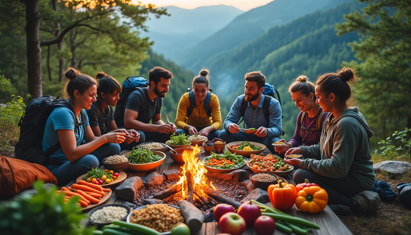 découvrez des conseils nutritionnels essentiels pour bien vous nourrir lors de vos aventures en pleine nature. apprenez à préparer des repas sains et pratiques qui soutiendront votre énergie et votre bien-être, tout en explorant les grands espaces.